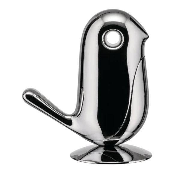 Chip Alessi Magnetic Paper Clip Holder Design Rodrigo Torres Chrome Plated Zamak - Picture 3 of 9